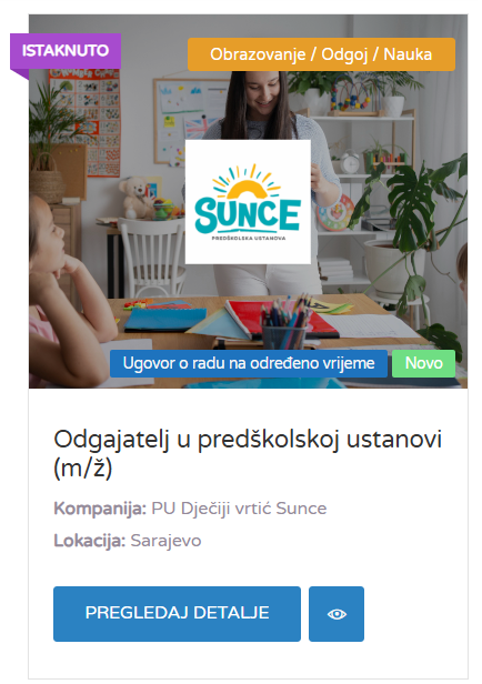 Dječiji vrtić Sunce